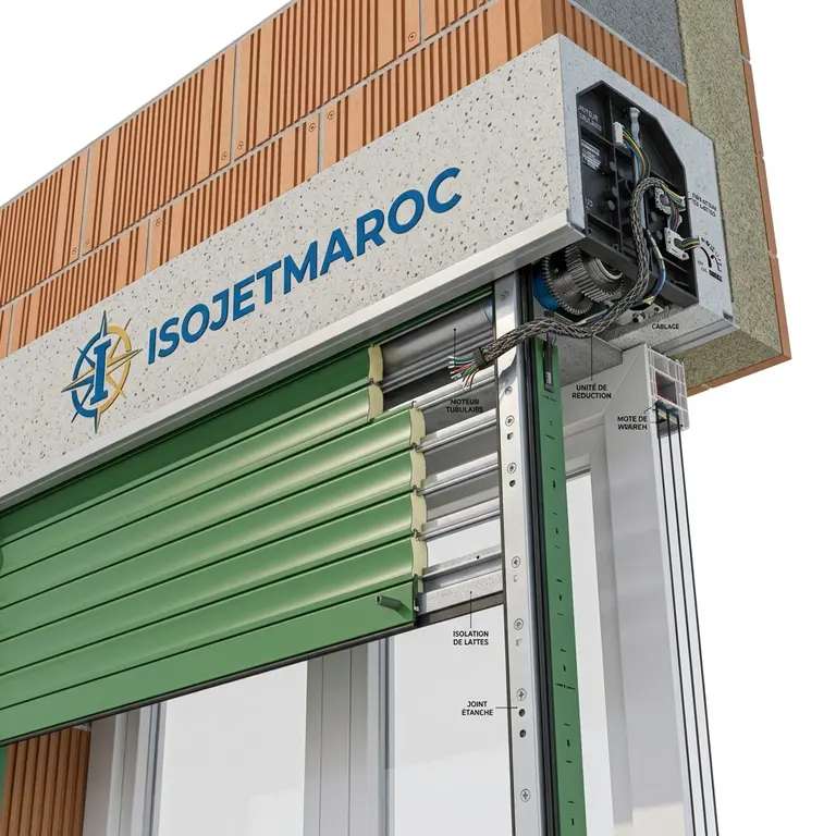 Installation d’un coffre de volet roulant isolant